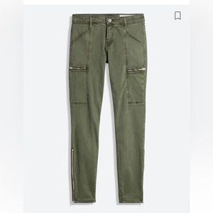 NWT Pistola Topanga cargo zipper detail skinny pants 32P